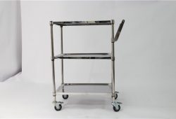 ST180R sunkiųjų nerūdijančio plieno platformos vežimėlis
